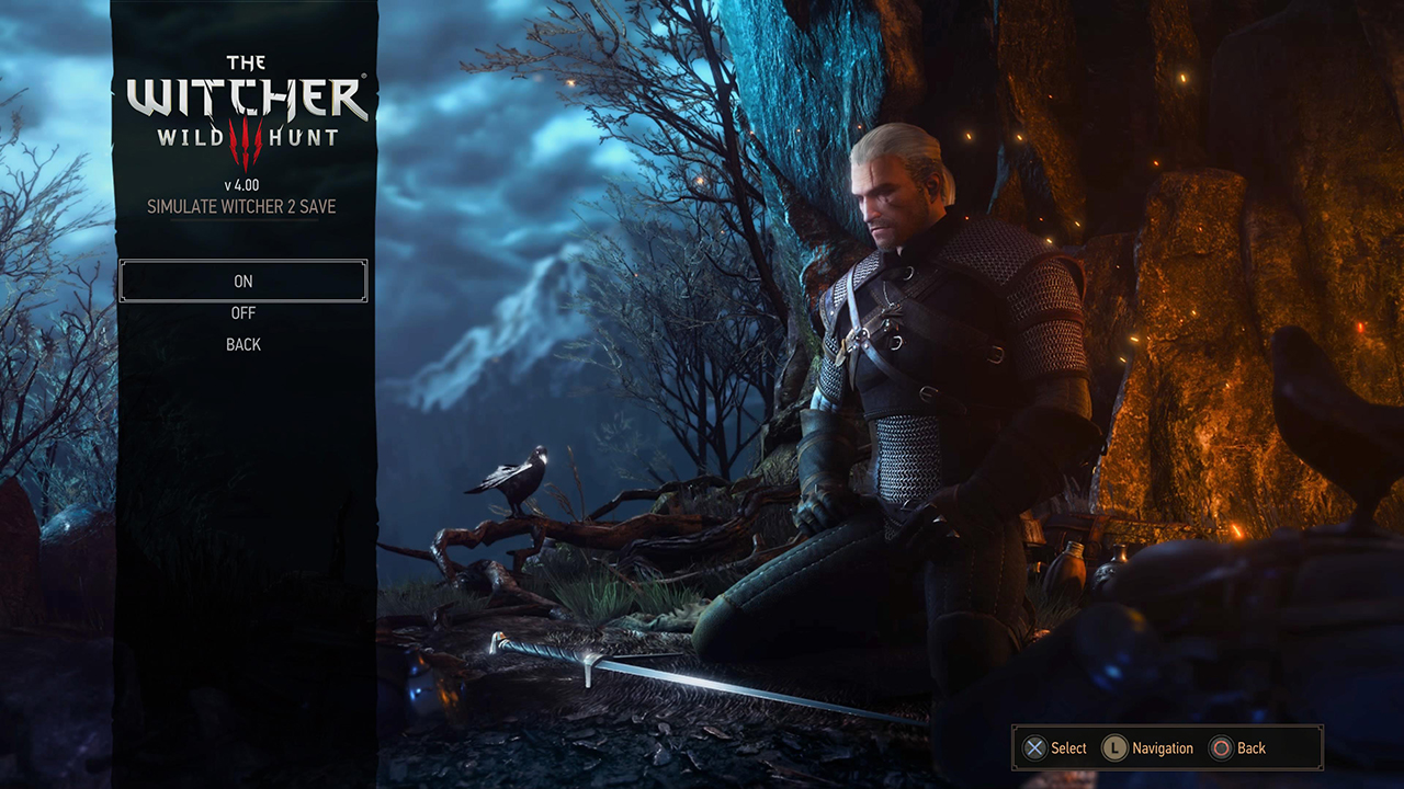 The Witcher 3: Wild Hunt - Simulate Witcher 2 Save On Or Off?